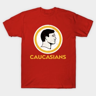 Washington Caucasians Football Funny Redskins T-Shirt